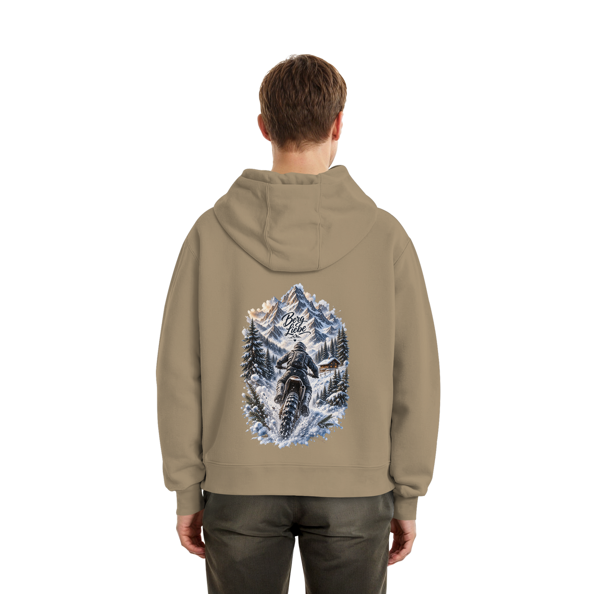 Bergliebe  - Fluffy Boxcut Hoodie