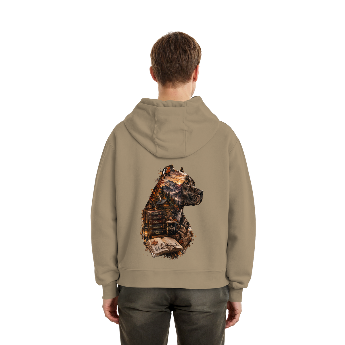 Dog Books - Fluffy Boxcut Hoodie