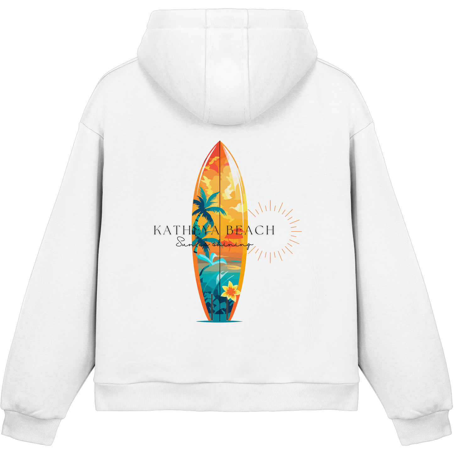 Katheya - Beach  - Fluffy Boxcut Hoodie