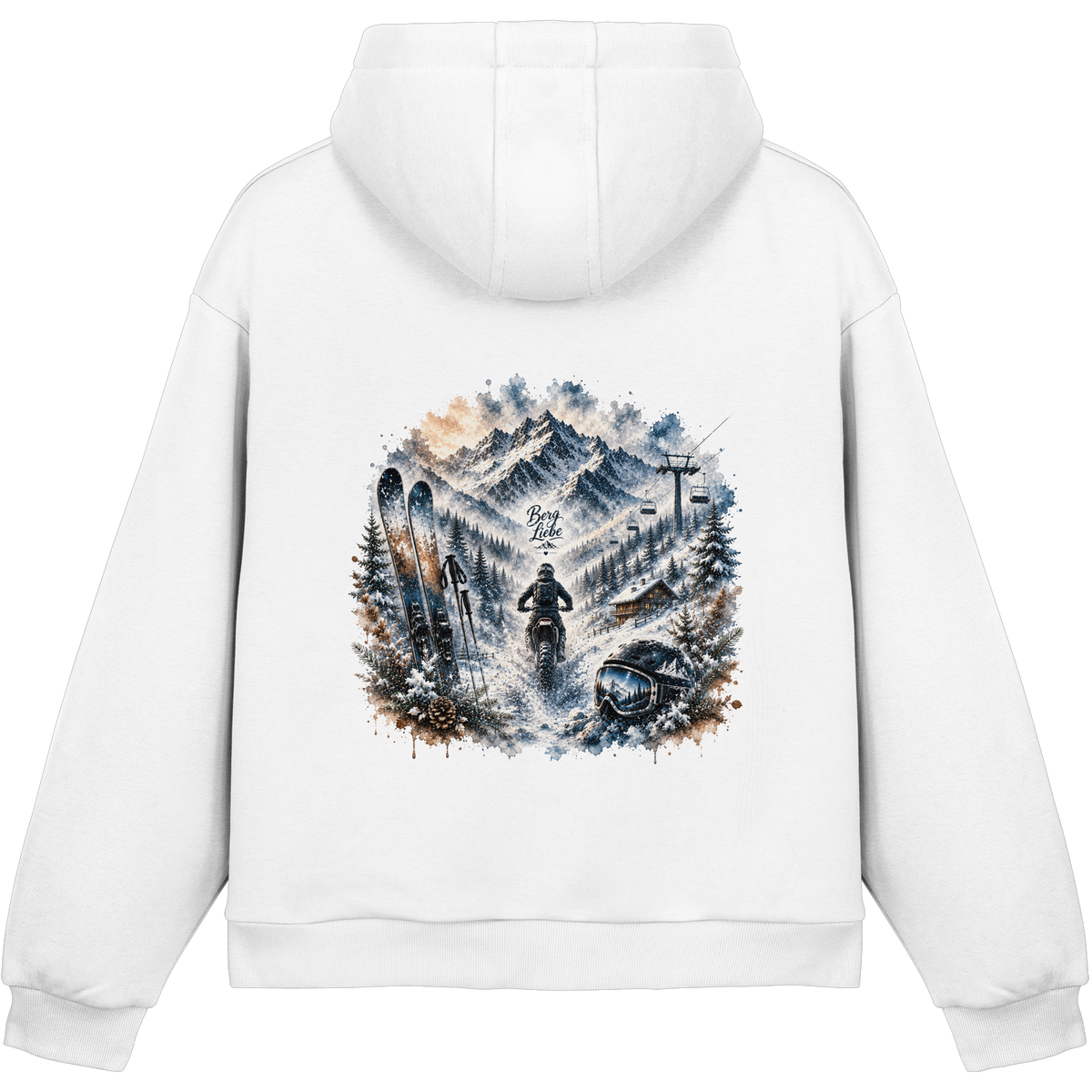 Berg Liebe Mx - Fluffy Boxcut Hoodie