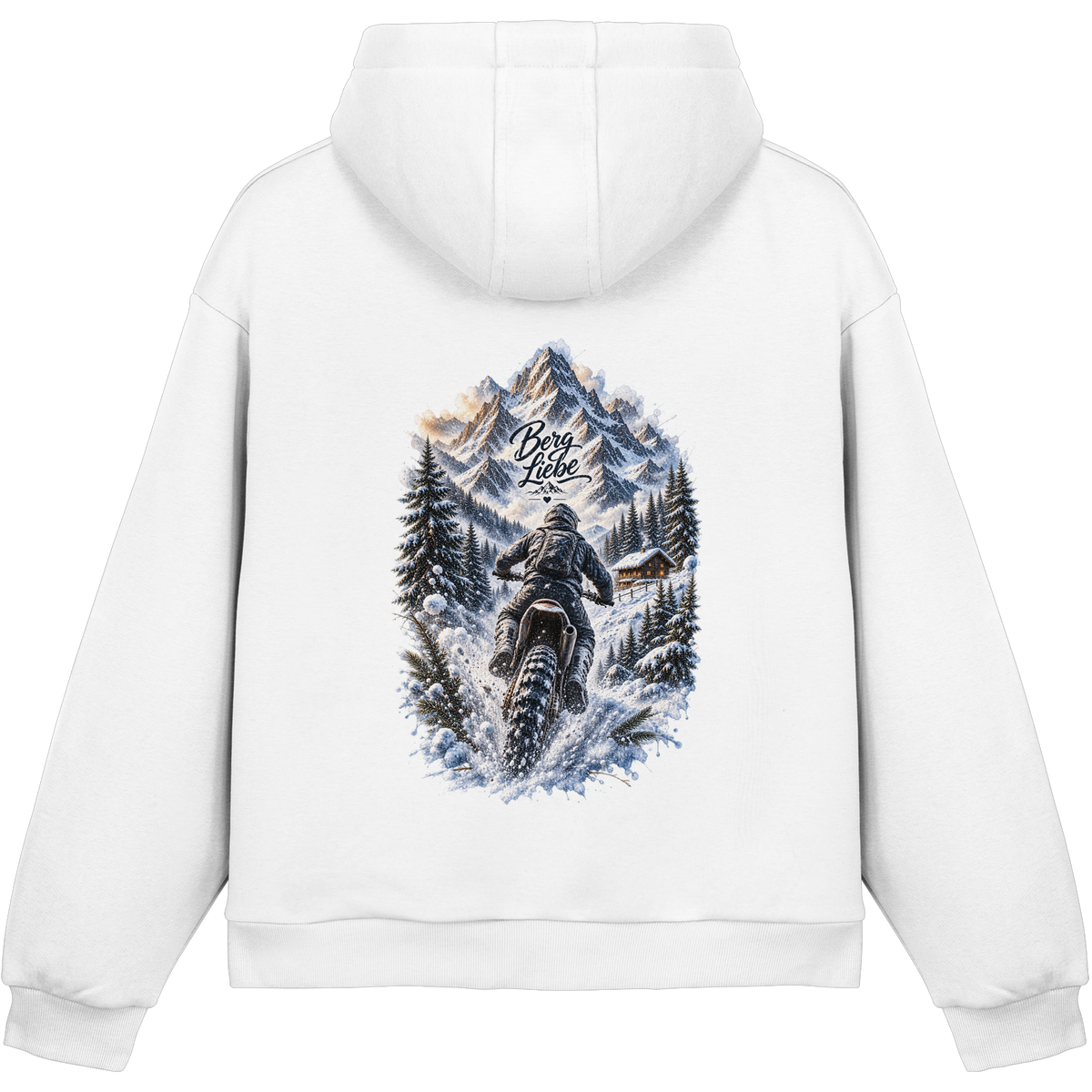 Bergliebe  - Fluffy Boxcut Hoodie
