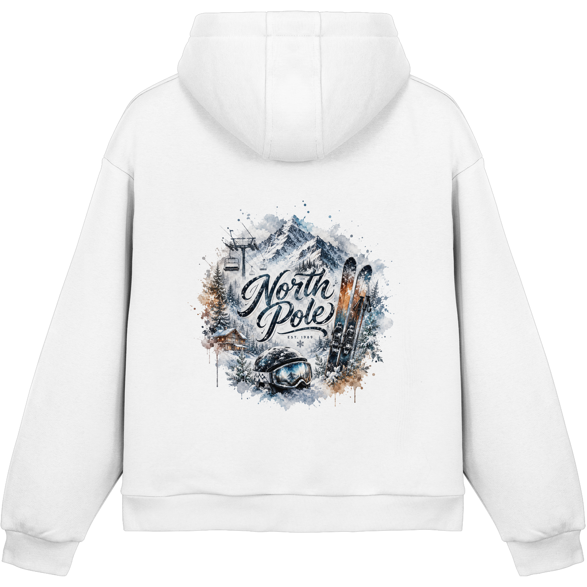 North Pole - Fluffy Boxcut Hoodie