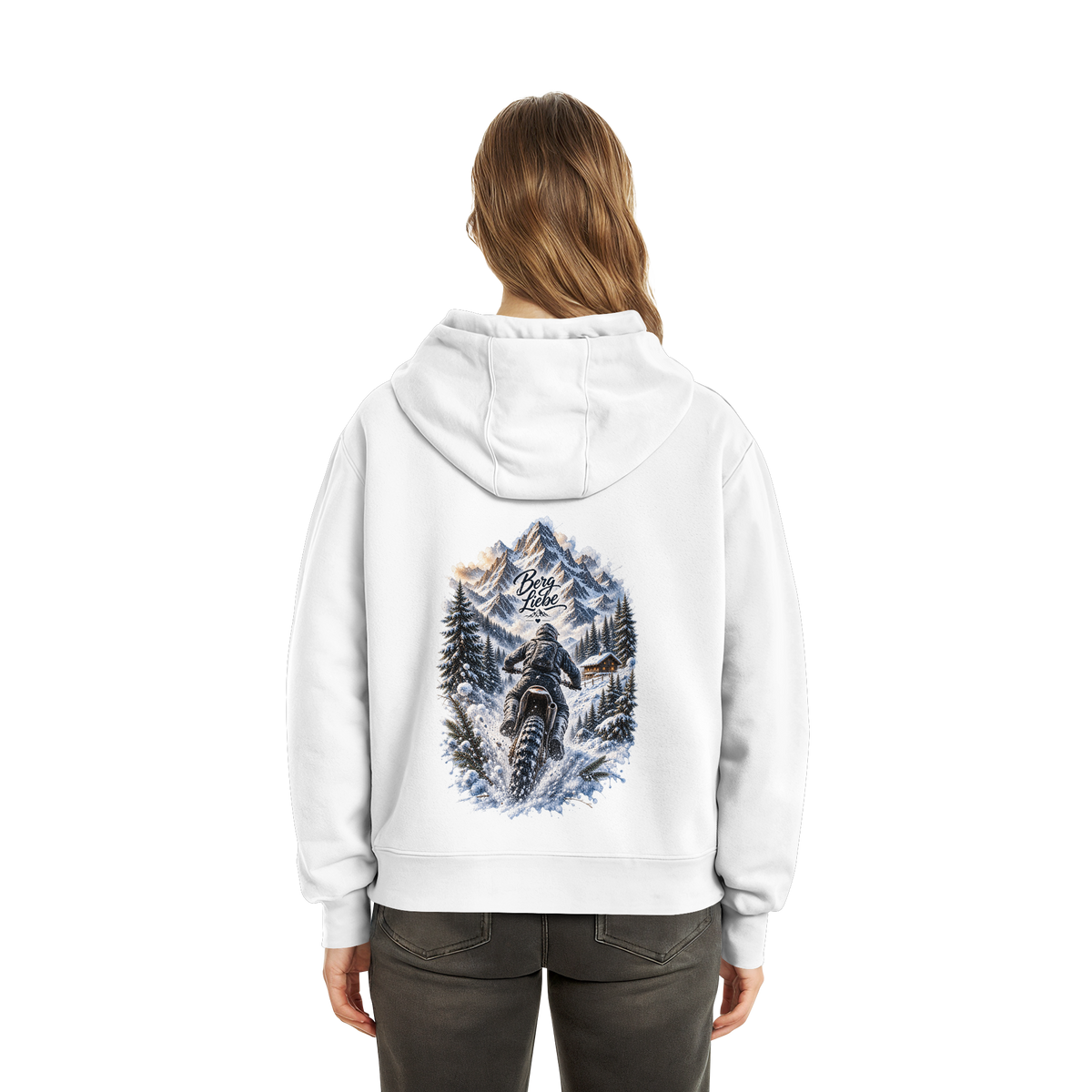 Bergliebe  - Fluffy Boxcut Hoodie
