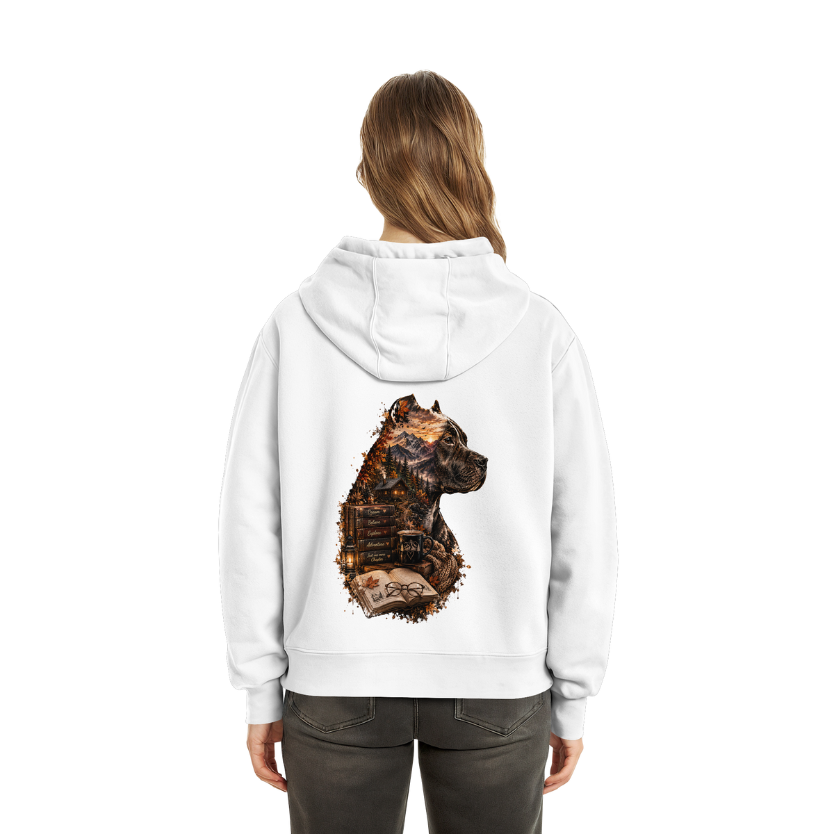Dog Books - Fluffy Boxcut Hoodie