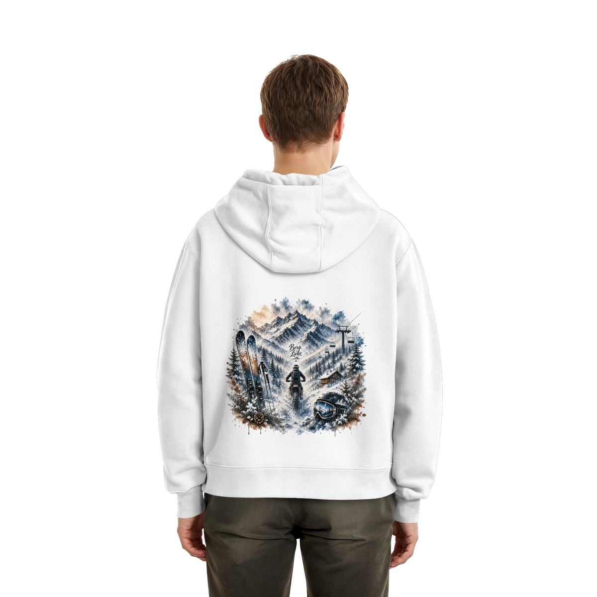 Berg Liebe Mx - Fluffy Boxcut Hoodie