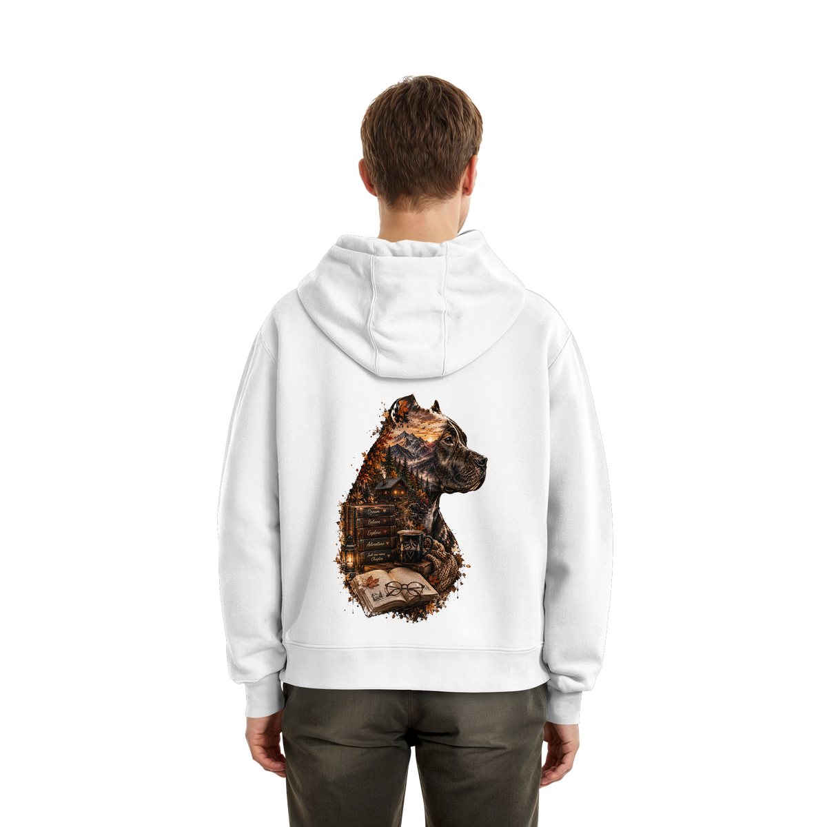 Dog Books - Fluffy Boxcut Hoodie
