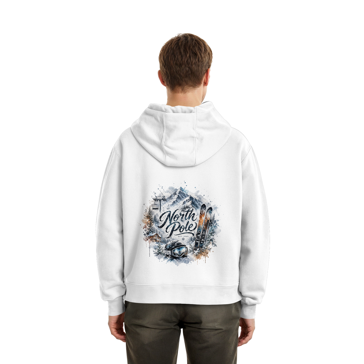 North Pole - Fluffy Boxcut Hoodie