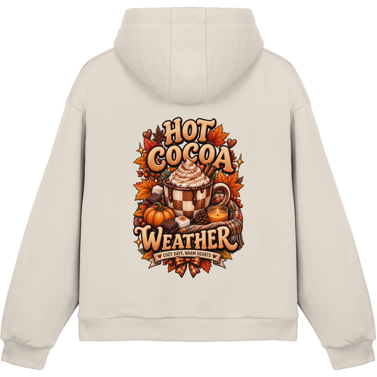 Herbst Schokolade - Fluffy Boxcut Hoodie