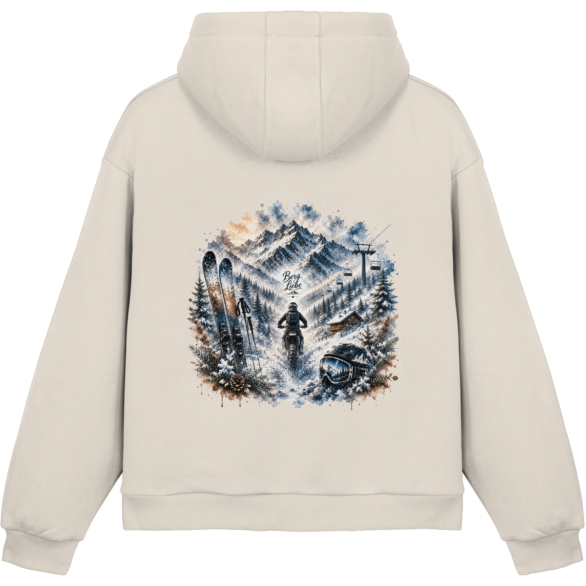 Berg Liebe Mx - Fluffy Boxcut Hoodie