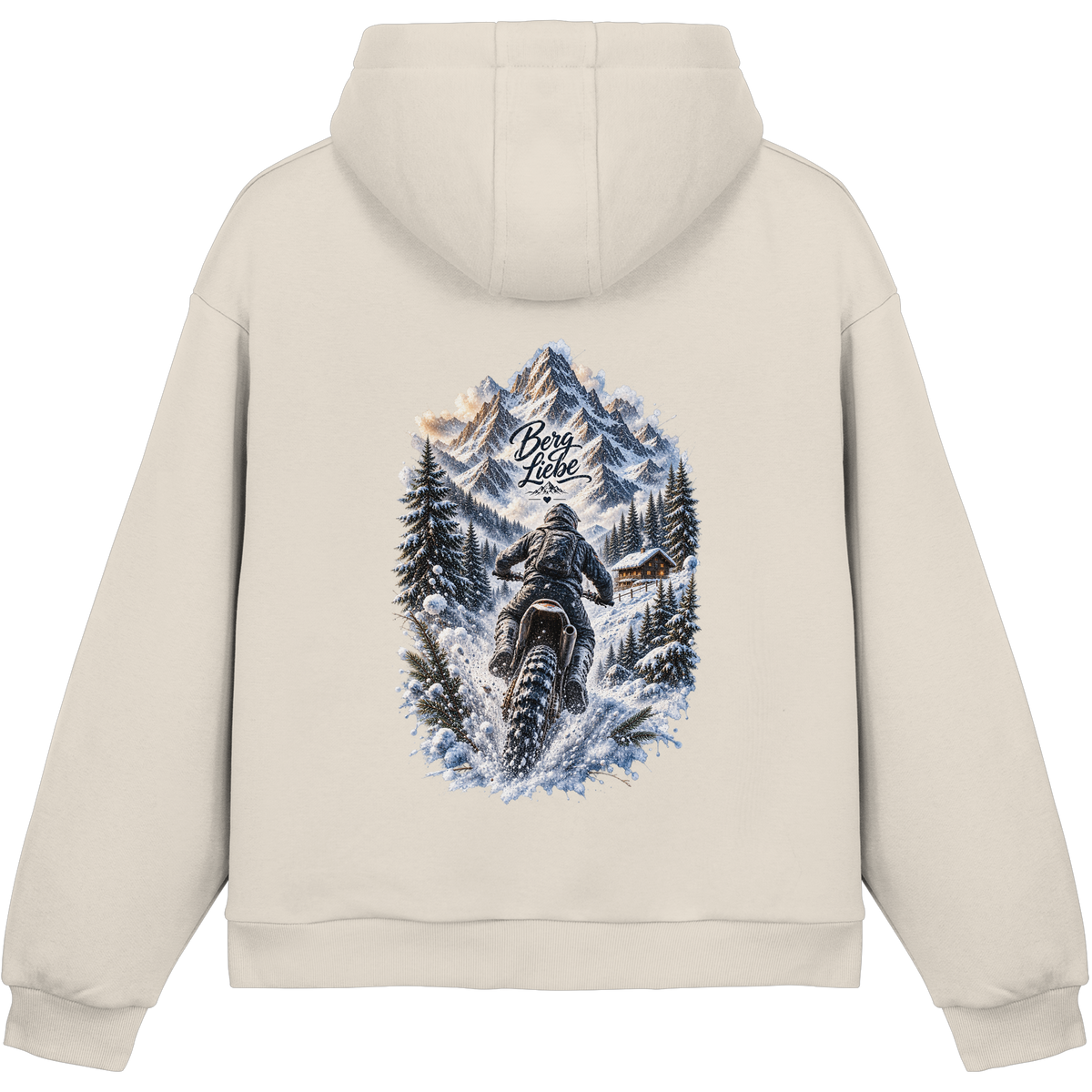 Bergliebe  - Fluffy Boxcut Hoodie