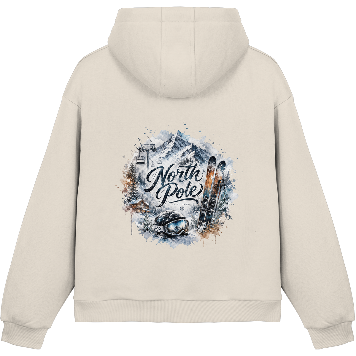 North Pole - Fluffy Boxcut Hoodie