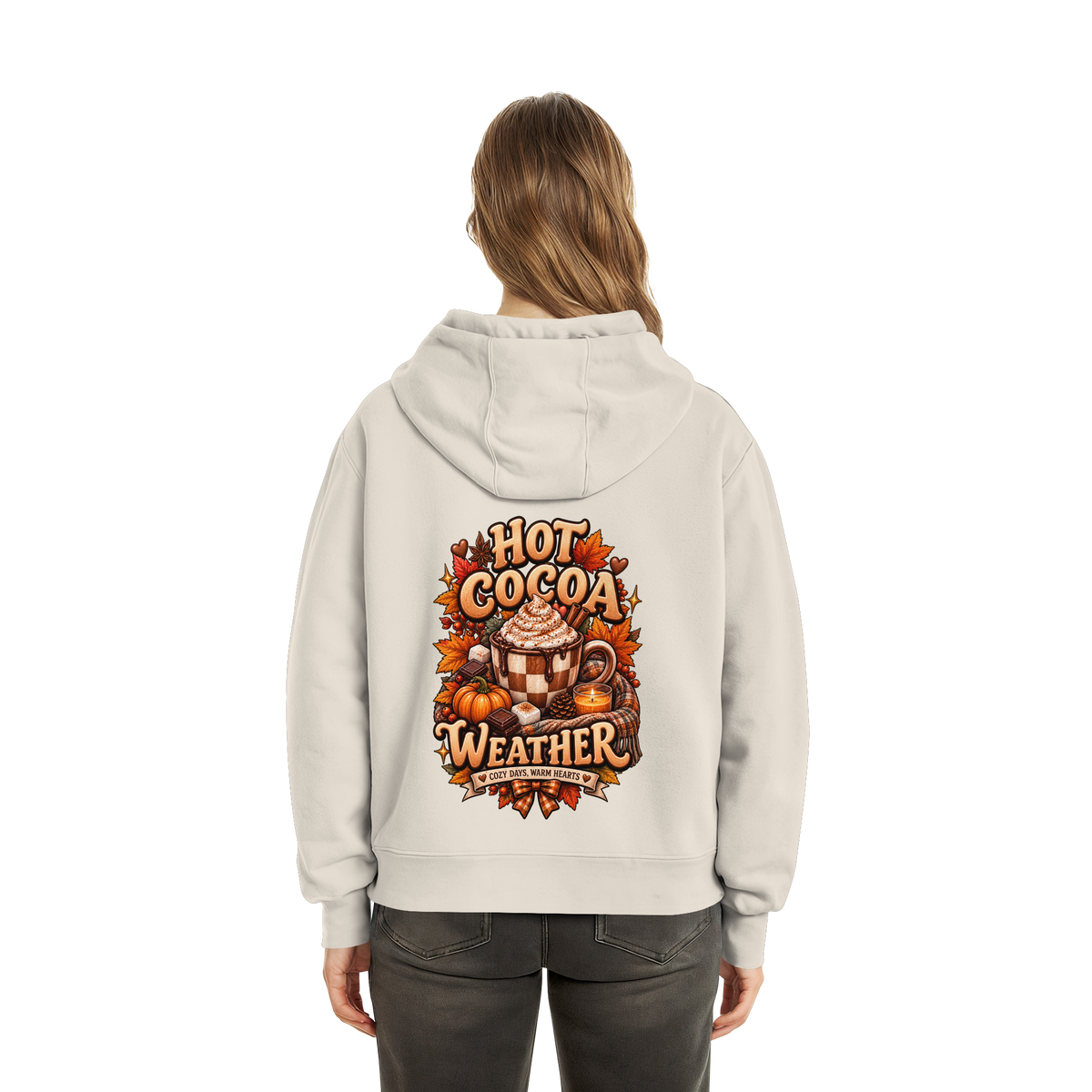Herbst Schokolade - Fluffy Boxcut Hoodie
