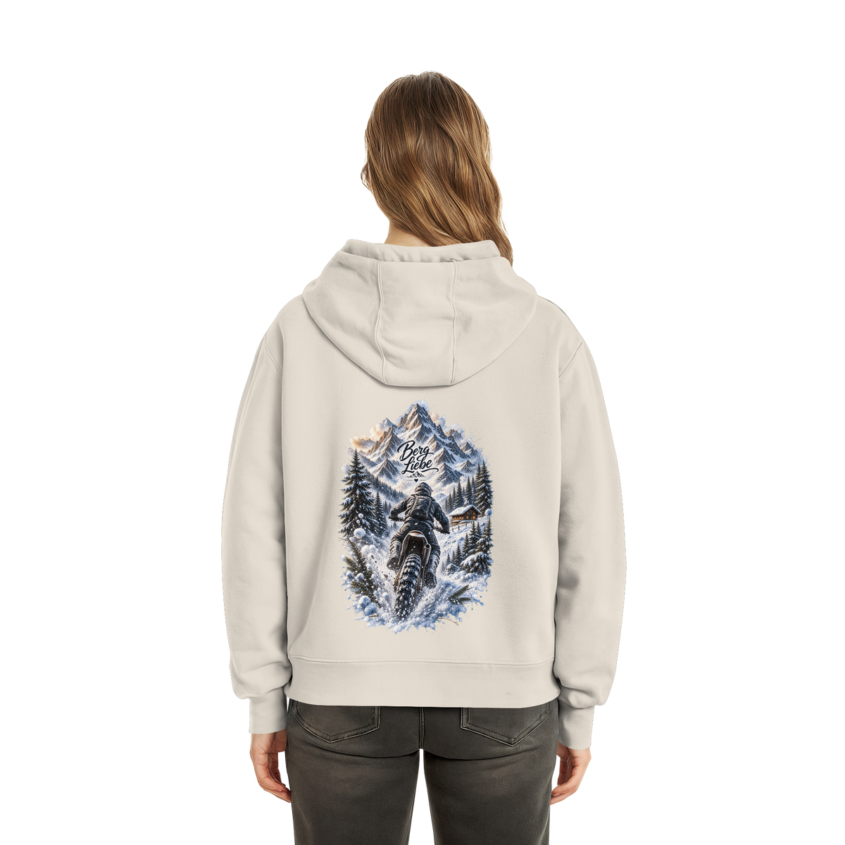 Bergliebe  - Fluffy Boxcut Hoodie