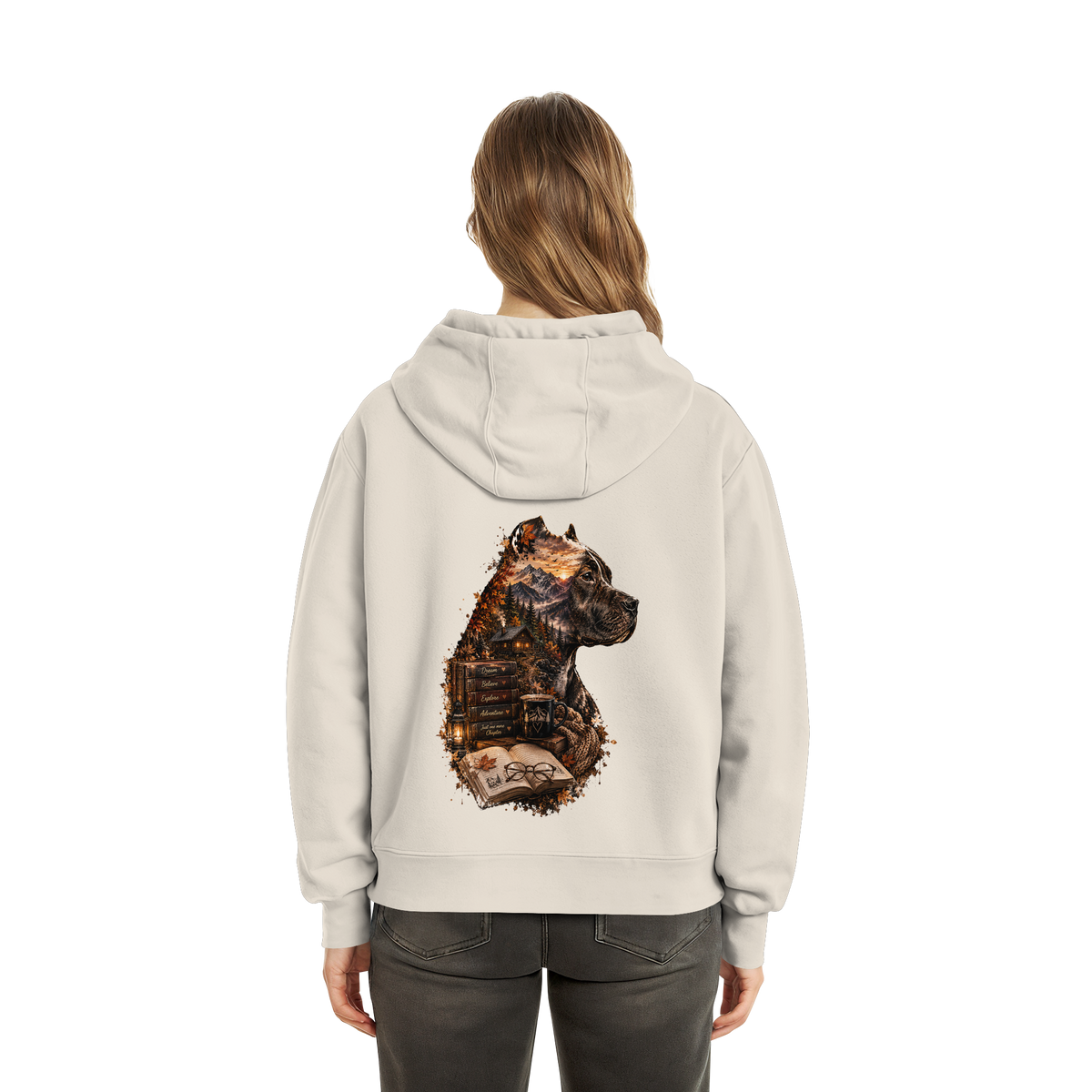 Dog Books - Fluffy Boxcut Hoodie