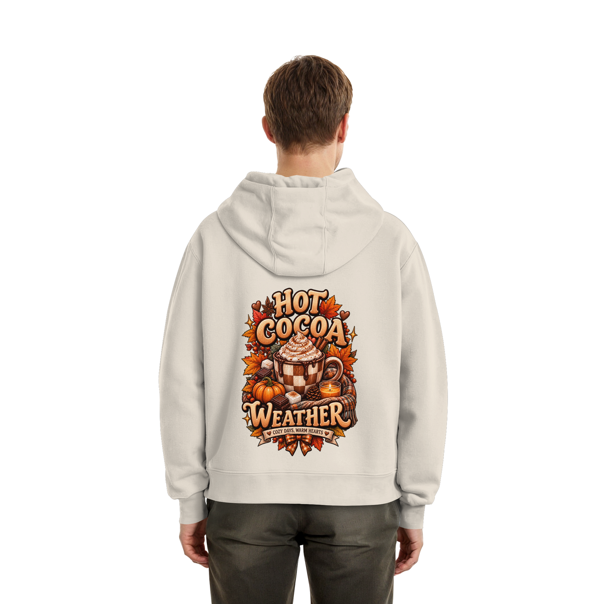 Herbst Schokolade - Fluffy Boxcut Hoodie