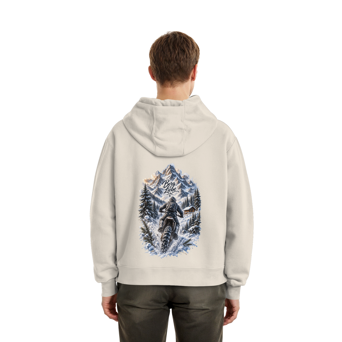 Bergliebe  - Fluffy Boxcut Hoodie