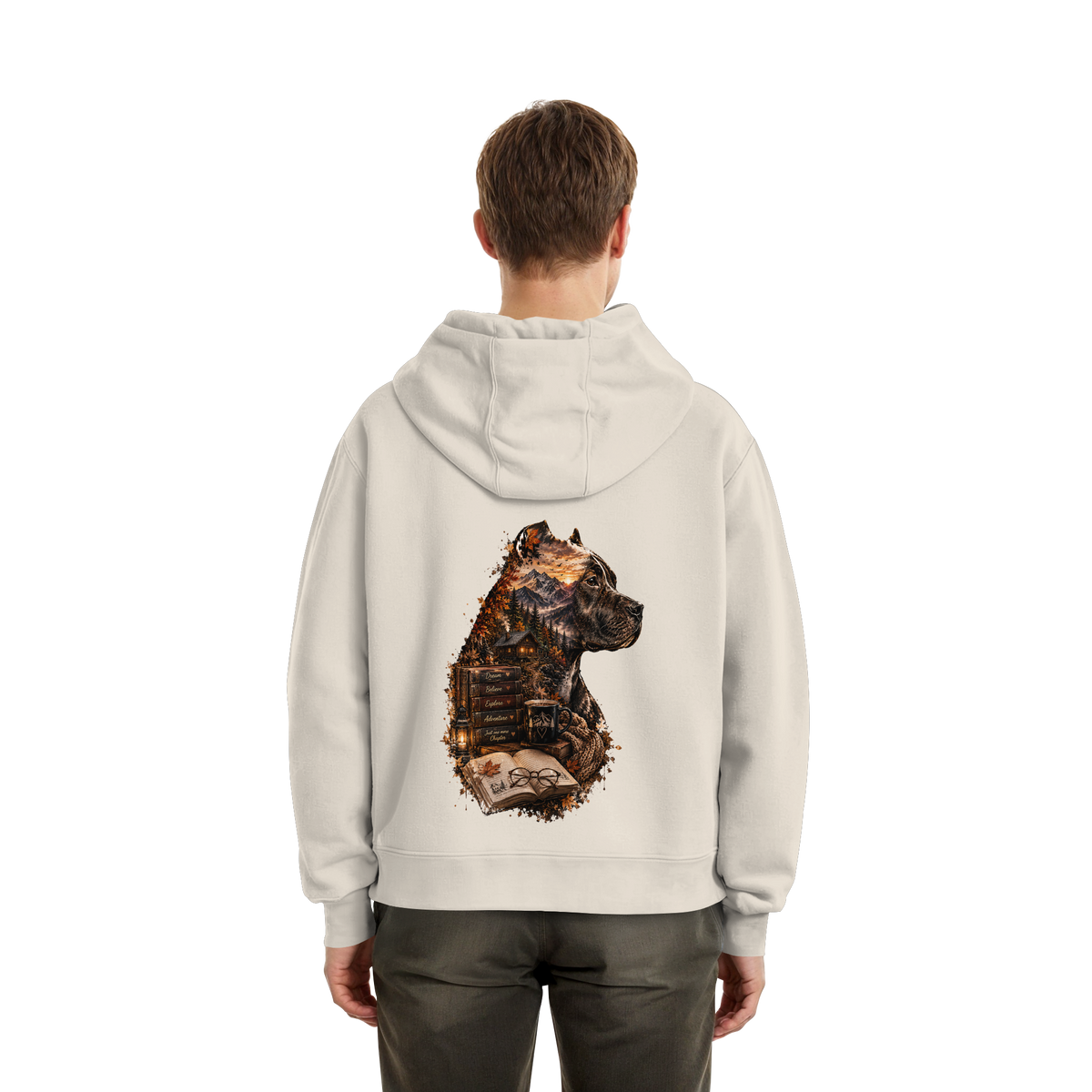 Dog Books - Fluffy Boxcut Hoodie