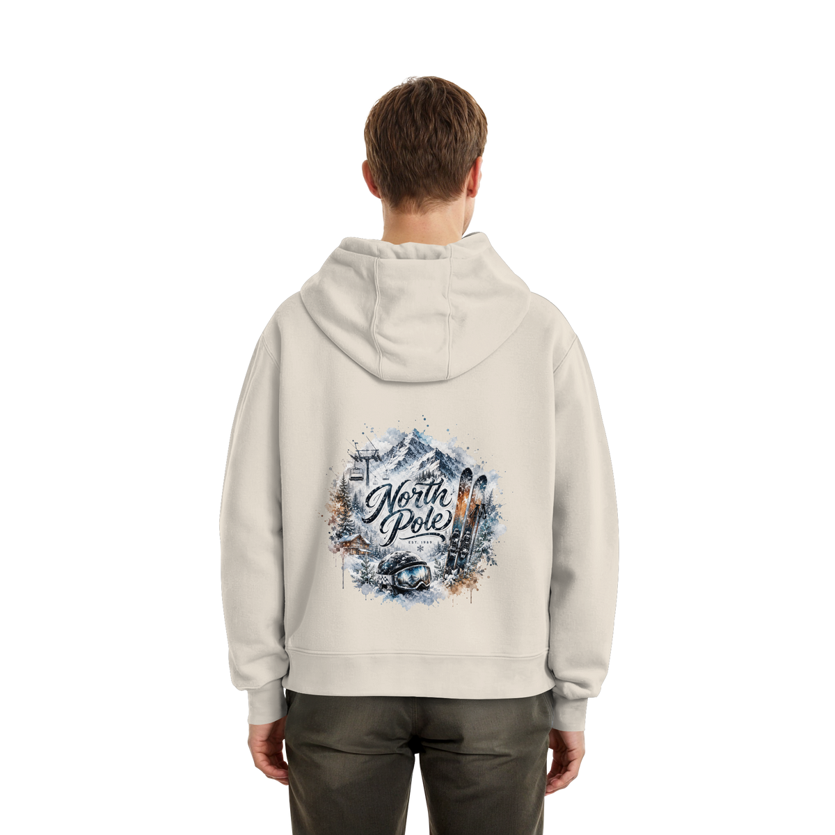 North Pole - Fluffy Boxcut Hoodie