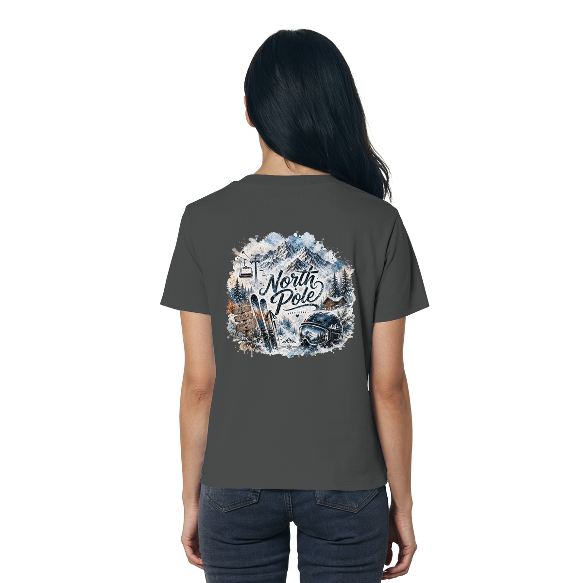 North Pole Ski - Ladies Organic Shirt