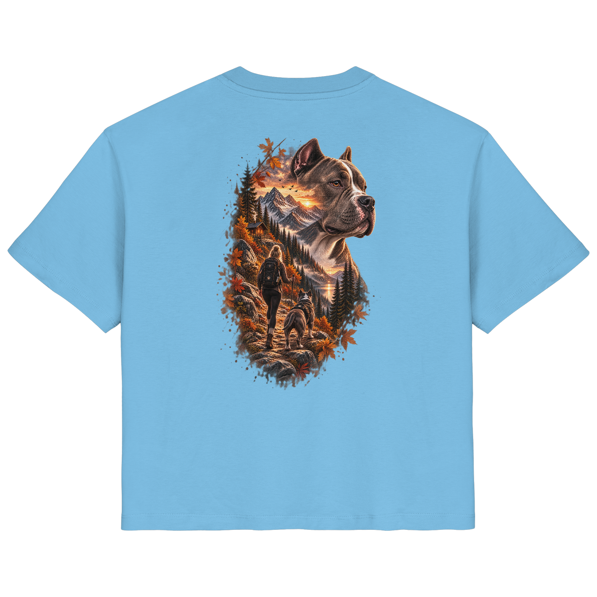 Dog Mountain Gray - Ladies Organic Shirt