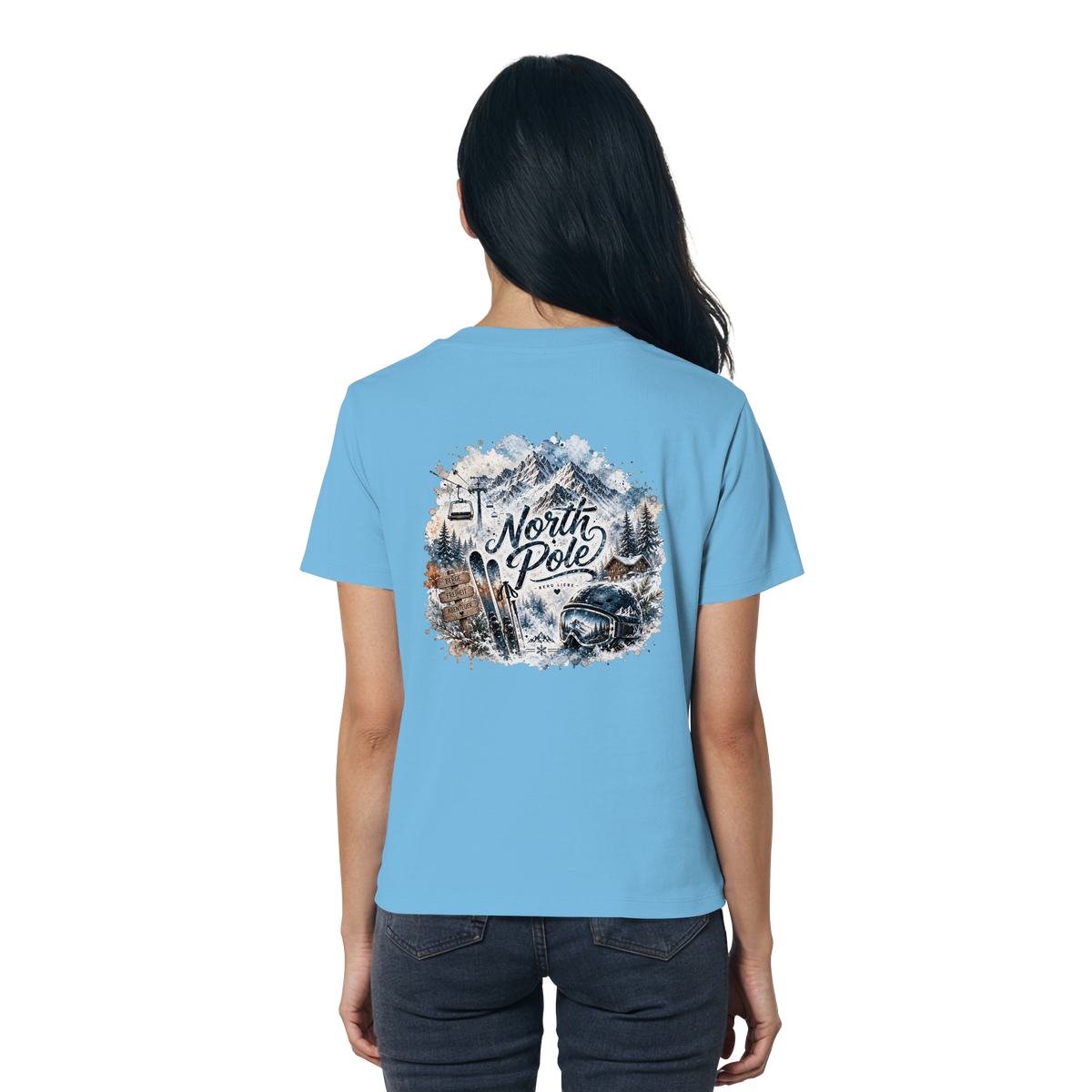 North Pole Ski - Ladies Organic Shirt