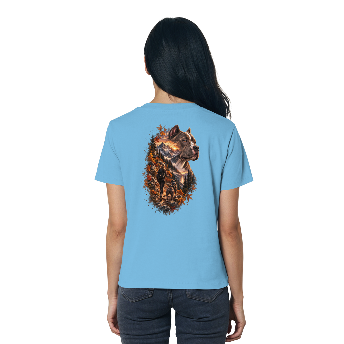 Dog Mountain Gray - Ladies Organic Shirt
