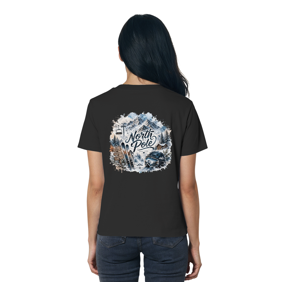 North Pole Ski - Ladies Organic Shirt