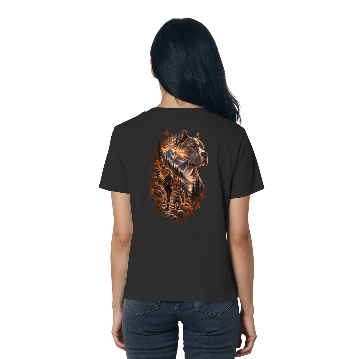 Dog Mountain Gray - Ladies Organic Shirt