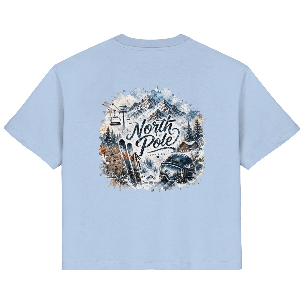 North Pole Ski - Ladies Organic Shirt