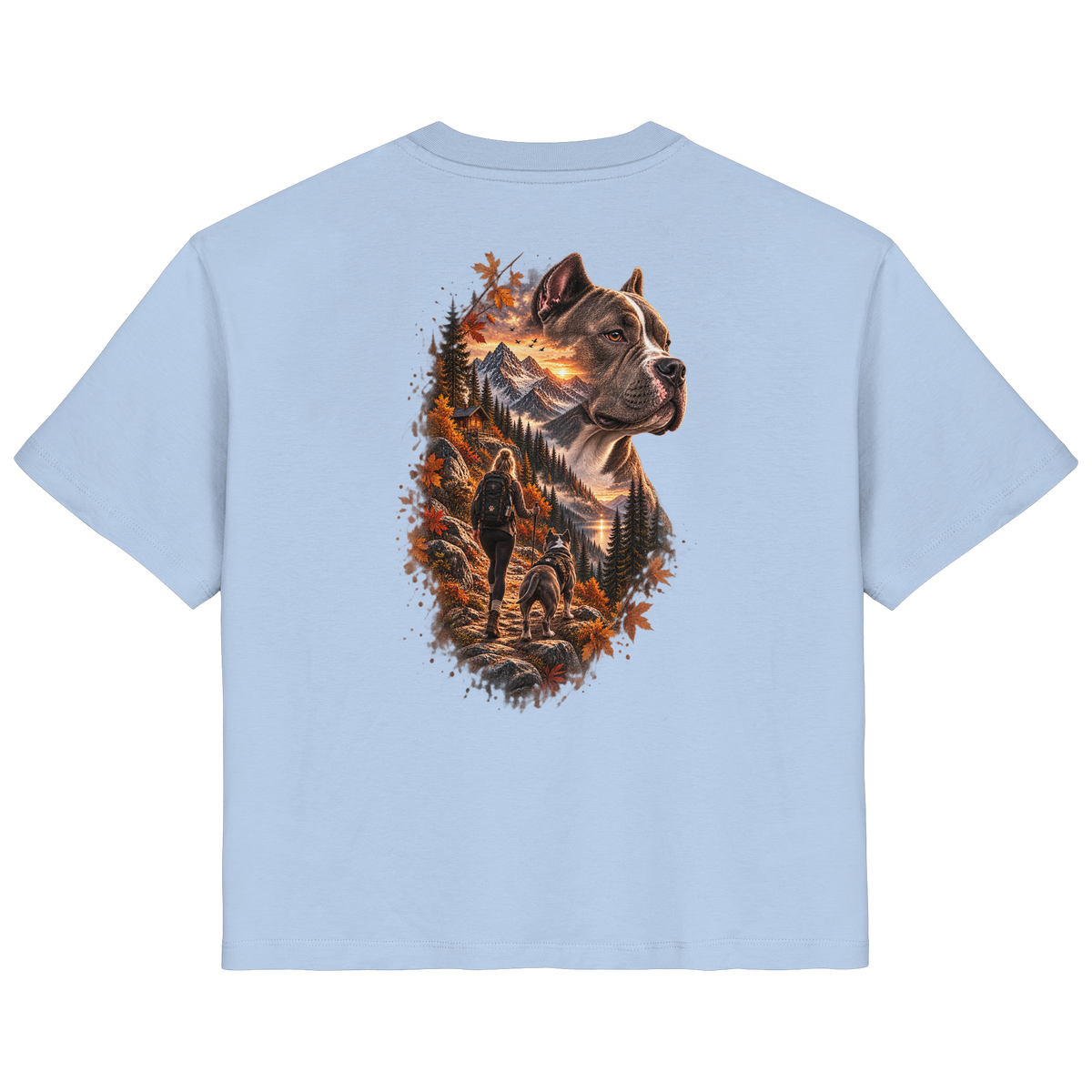 Dog Mountain Gray - Ladies Organic Shirt