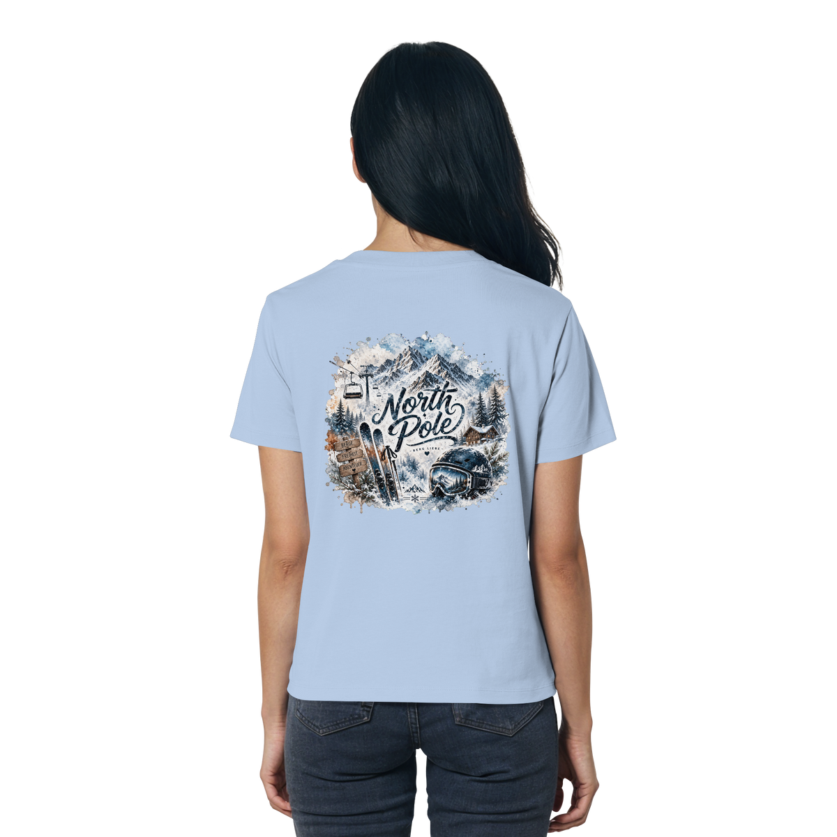 North Pole Ski - Ladies Organic Shirt