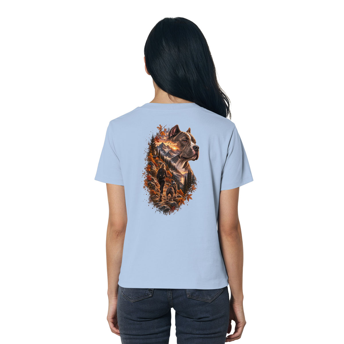 Dog Mountain Gray - Ladies Organic Shirt
