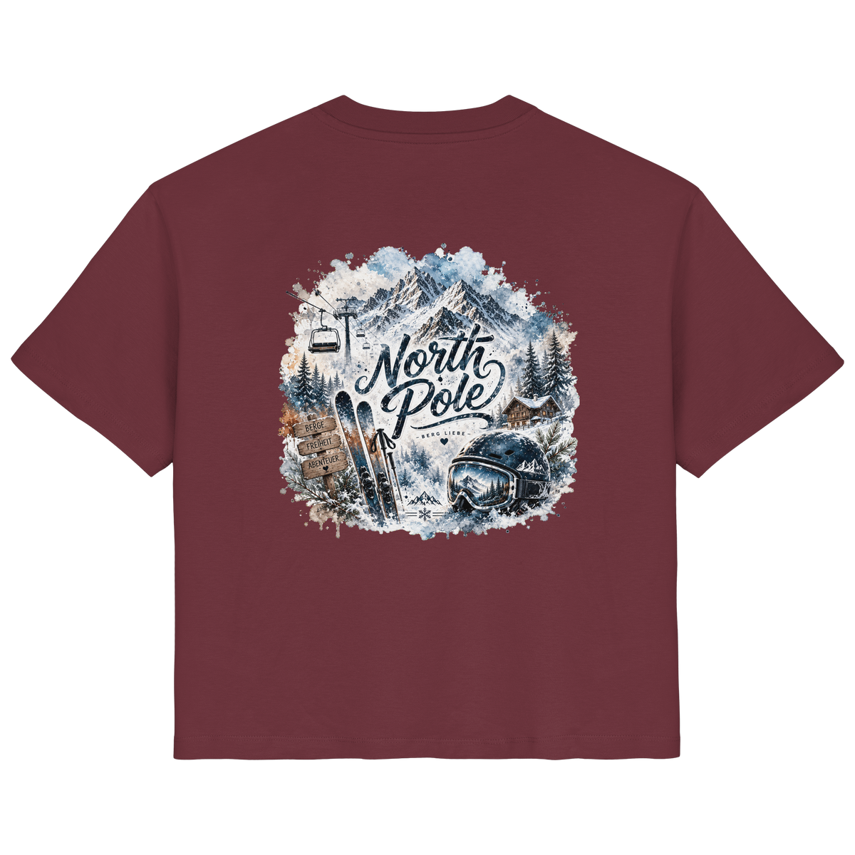 North Pole Ski - Ladies Organic Shirt