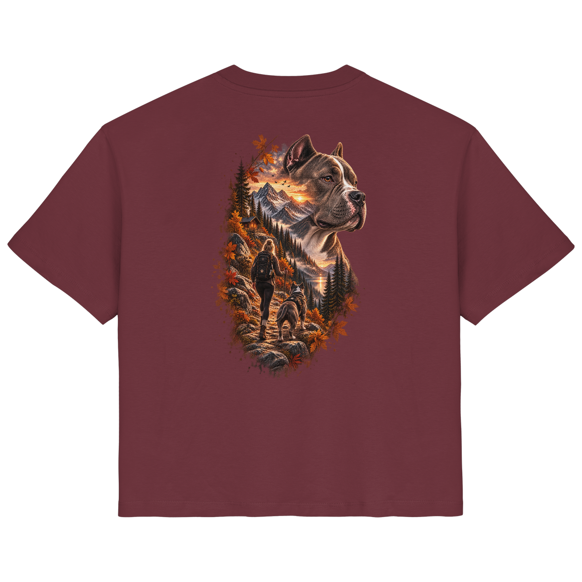 Dog Mountain Gray - Ladies Organic Shirt