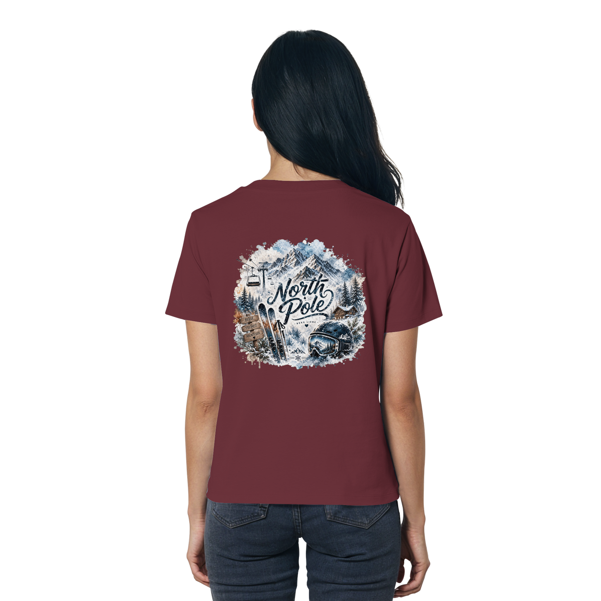 North Pole Ski - Ladies Organic Shirt