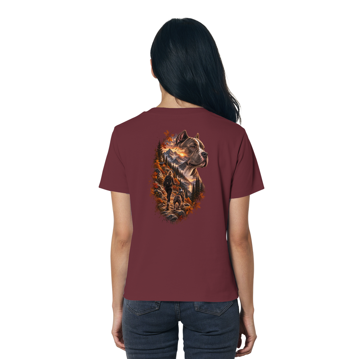 Dog Mountain Gray - Ladies Organic Shirt