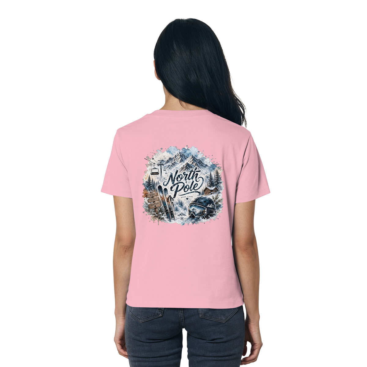 North Pole Ski - Ladies Organic Shirt