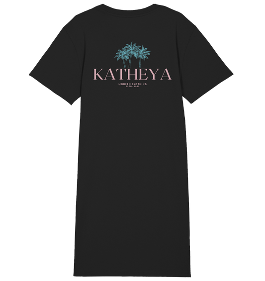 KATHEYA-Longshirt schwarz - Ladies Organic Shirt Dress