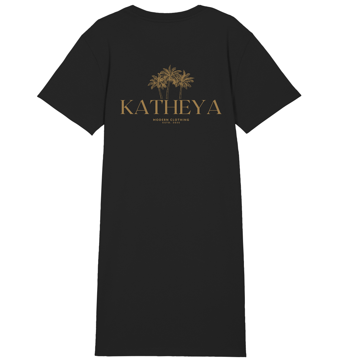 KATHEYA - GOLD - Ladies Organic Shirt Dress