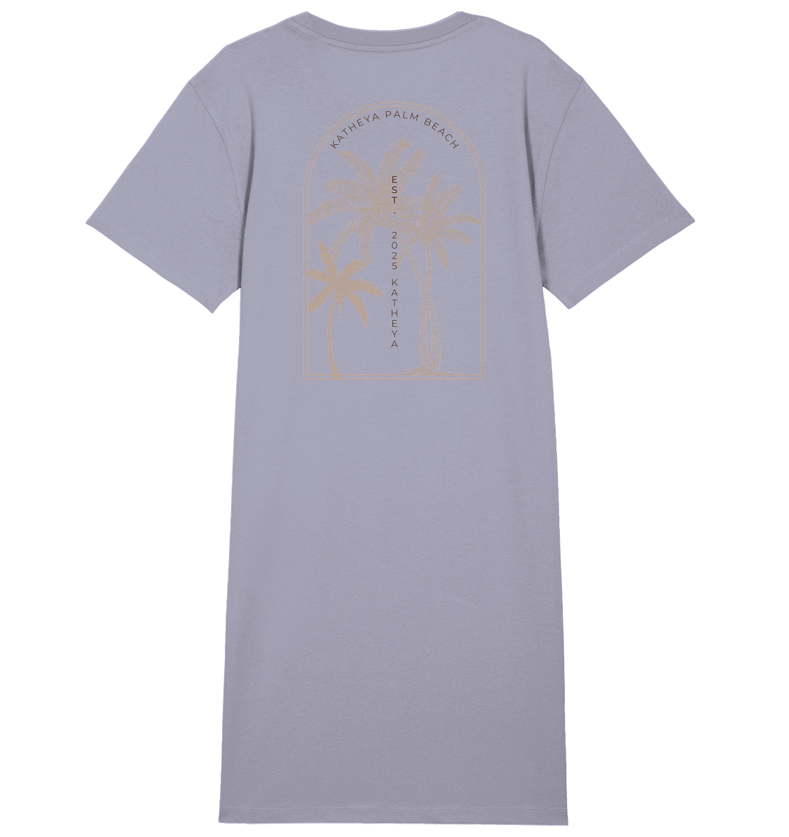Katheya - Palm Bogen - Ladies Organic Shirt Dress