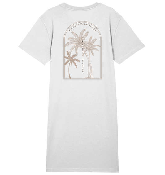 Katheya - Palm Bogen - Ladies Organic Shirt Dress