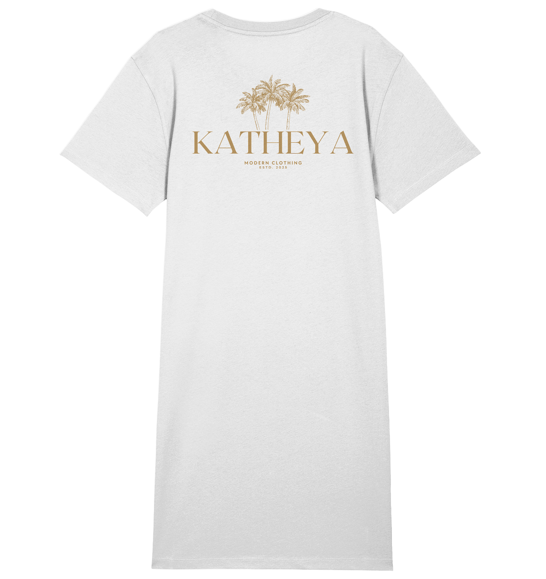 KATHEYA - Palm Longshirt  - Ladies Organic Shirt Dress