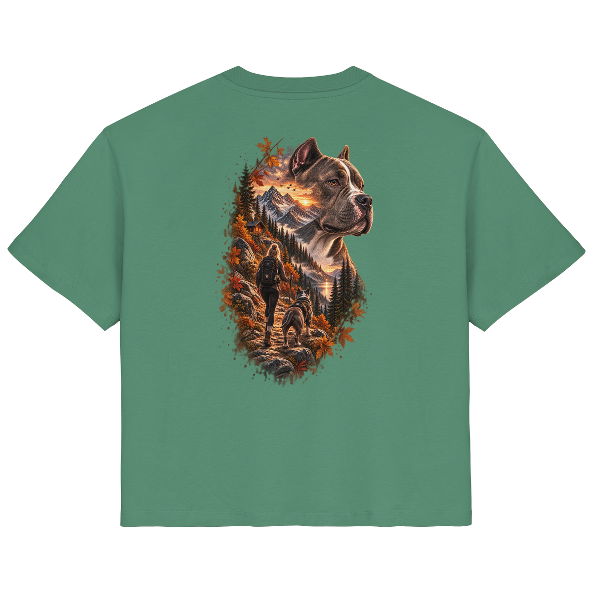 Dog Mountain Gray - Ladies Organic Shirt