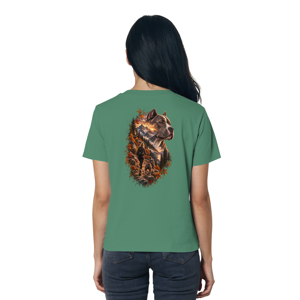 Dog Mountain Gray - Ladies Organic Shirt