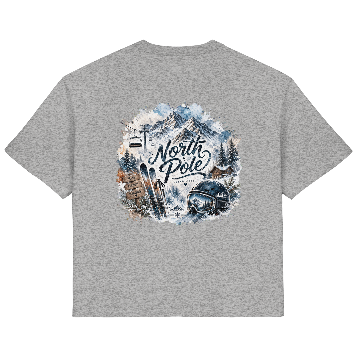 North Pole Ski - Ladies Organic Shirt