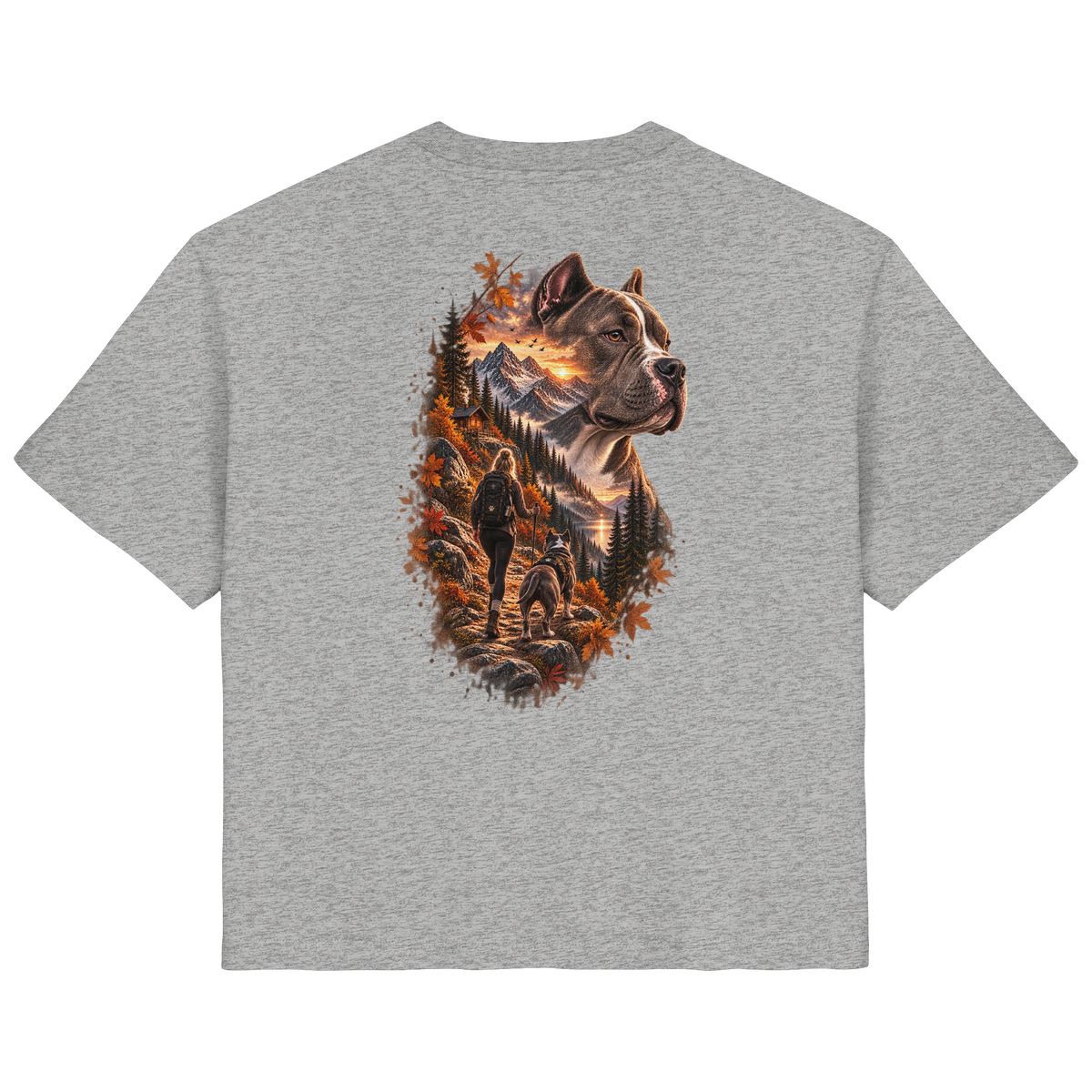 Dog Mountain Gray - Ladies Organic Shirt