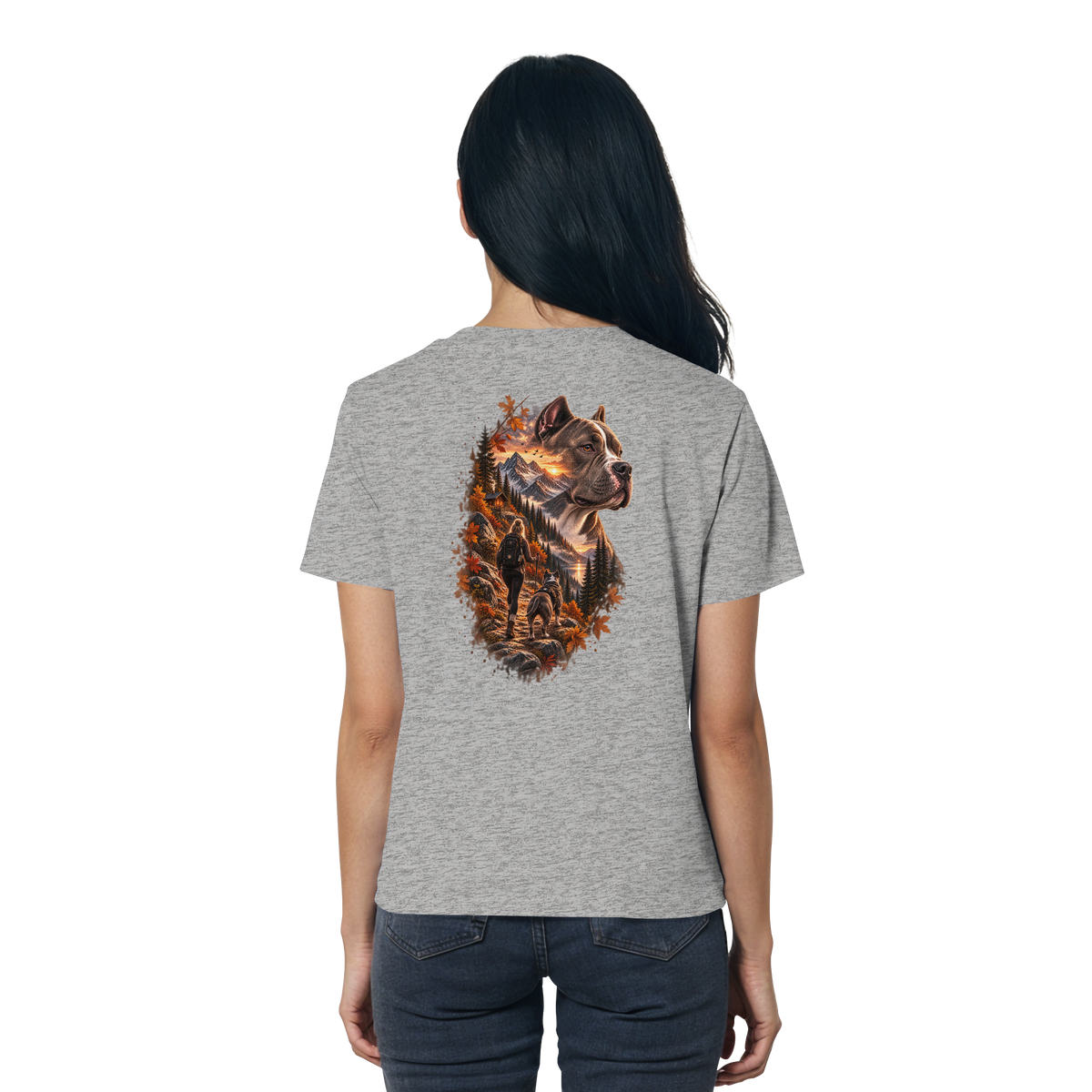Dog Mountain Gray - Ladies Organic Shirt