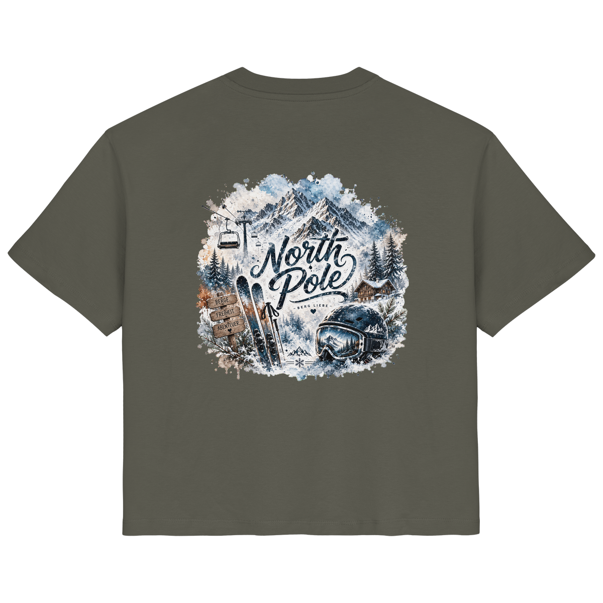 North Pole Ski - Ladies Organic Shirt