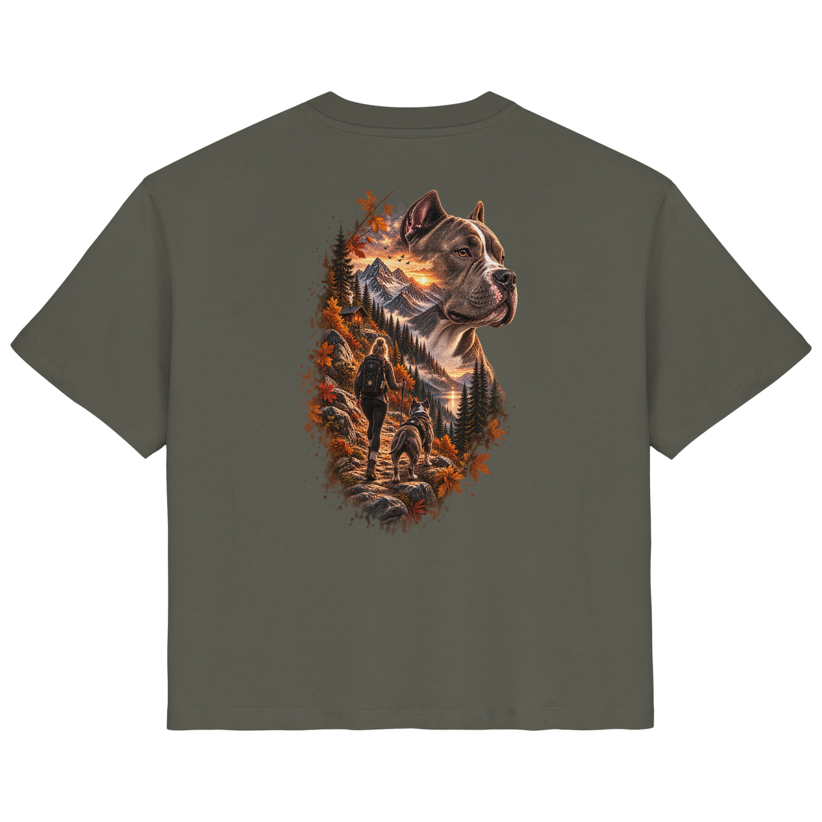 Dog Mountain Gray - Ladies Organic Shirt