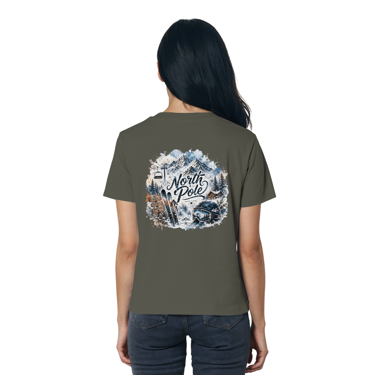 North Pole Ski - Ladies Organic Shirt